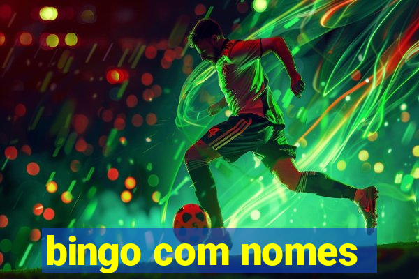 bingo com nomes